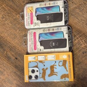 iPhone case and screen protectors